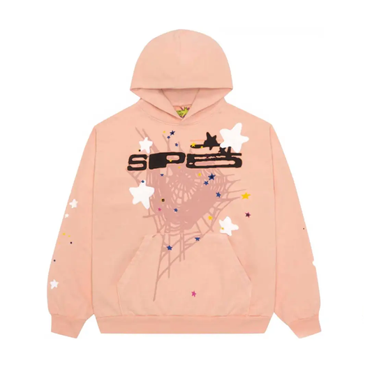 Sp5der Sp5 Peach Hoodie