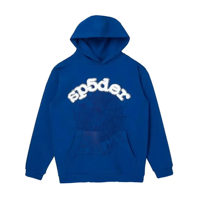 Sp5der Skittles Hoodie Blue