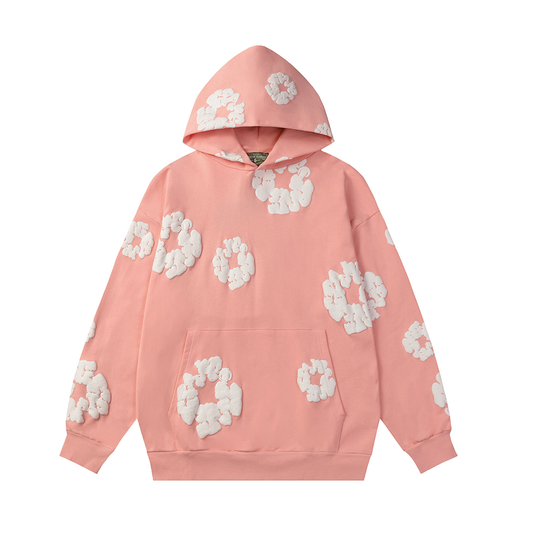 Denim Tears Cotton Wreath Peach Hoodie