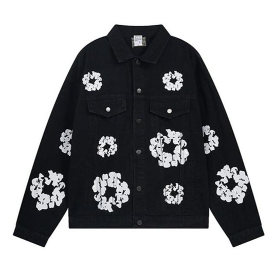 Denim Tears Light Black Heritage Jacket – Stylish and Timeless Design