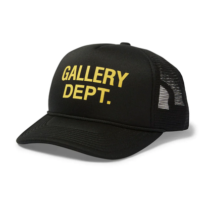 Gallert Dept. Black/Yellow Trucker Hat