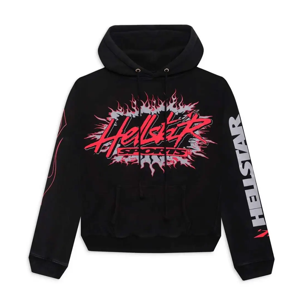Hellstar Sports Future Flame Hoodie Black