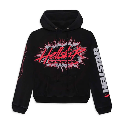 Hellstar Sports Future Flame Hoodie Black