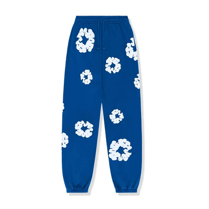 Denim Tears The Cotton Wreath Royal Blue Sweatpants