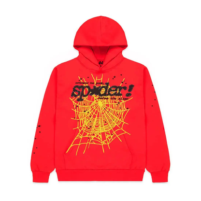 Sp5der P*nk Hoodie V2 Red