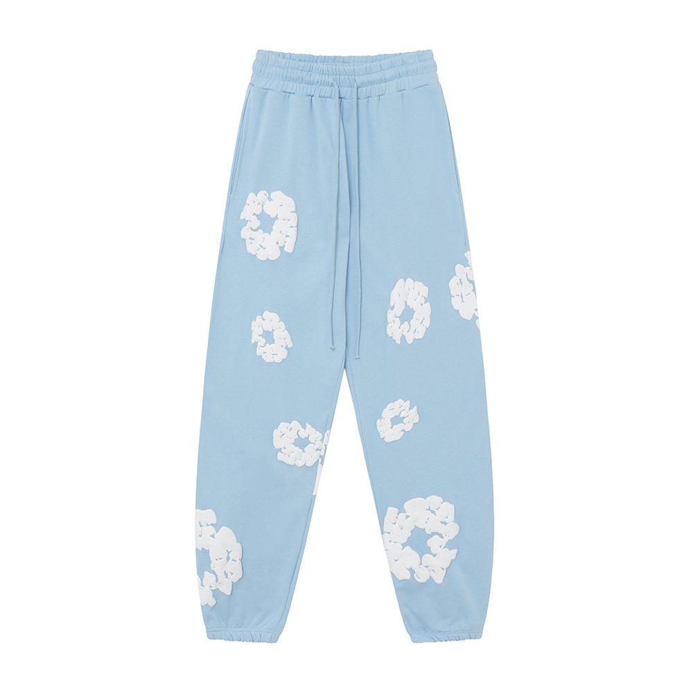 Denim Tears The Cotton Wreath Light Wash Sweatpants