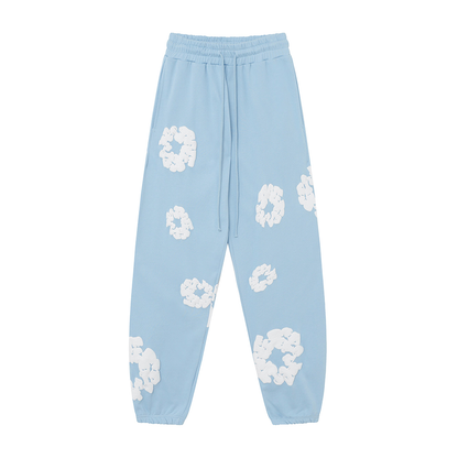 Denim Tears The Cotton Wreath Light Wash Sweatpants