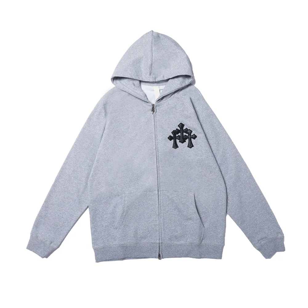 Chrome Hearts Zip Up Hoodie 8652