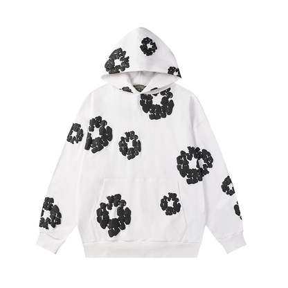 Denim Tears Cotton Wreath White Hoodie